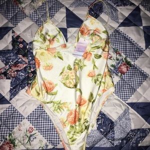Forever 21 floral one piece